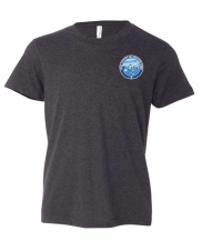 GSGI Raygun T-Shirt, Gray w/ Blue Logo
